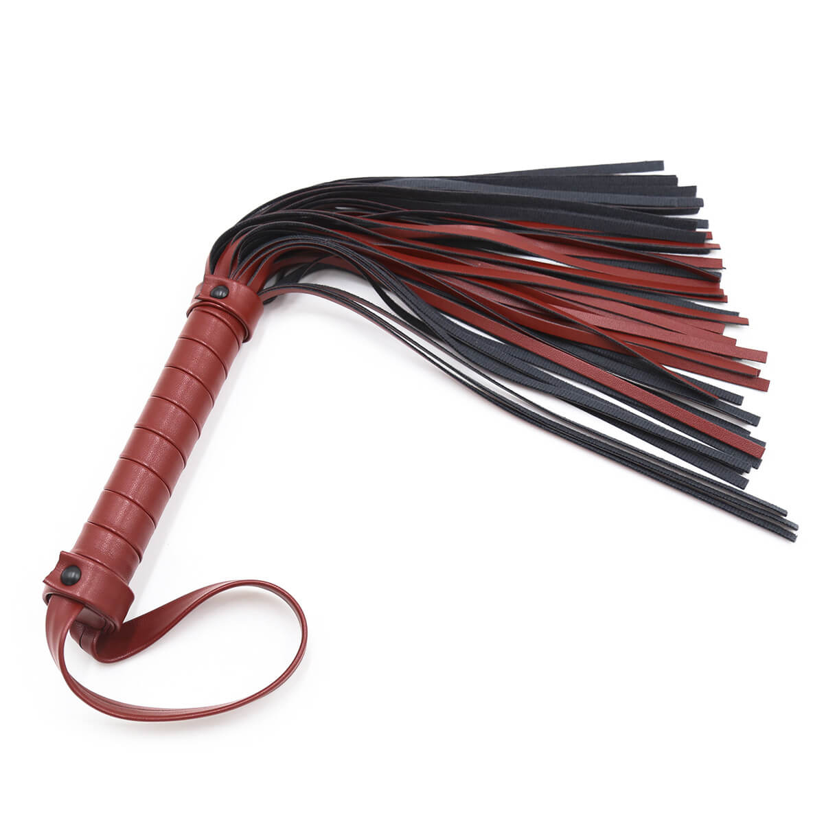 Red Horse Crop Whip - with fringes for a beating of love