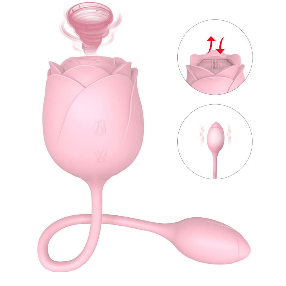 Sucking Flower Vibrator - Pink