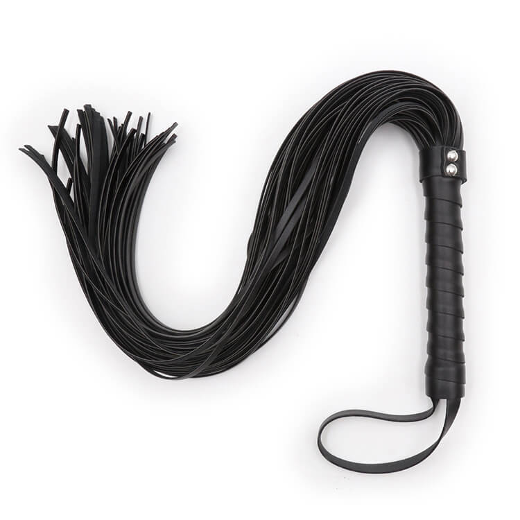 Long Tassel Leather Whip