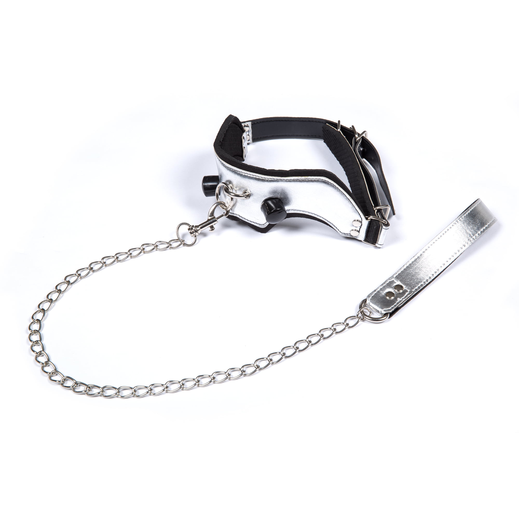 Slave Adult Fetish Dog Neck Collar Chain