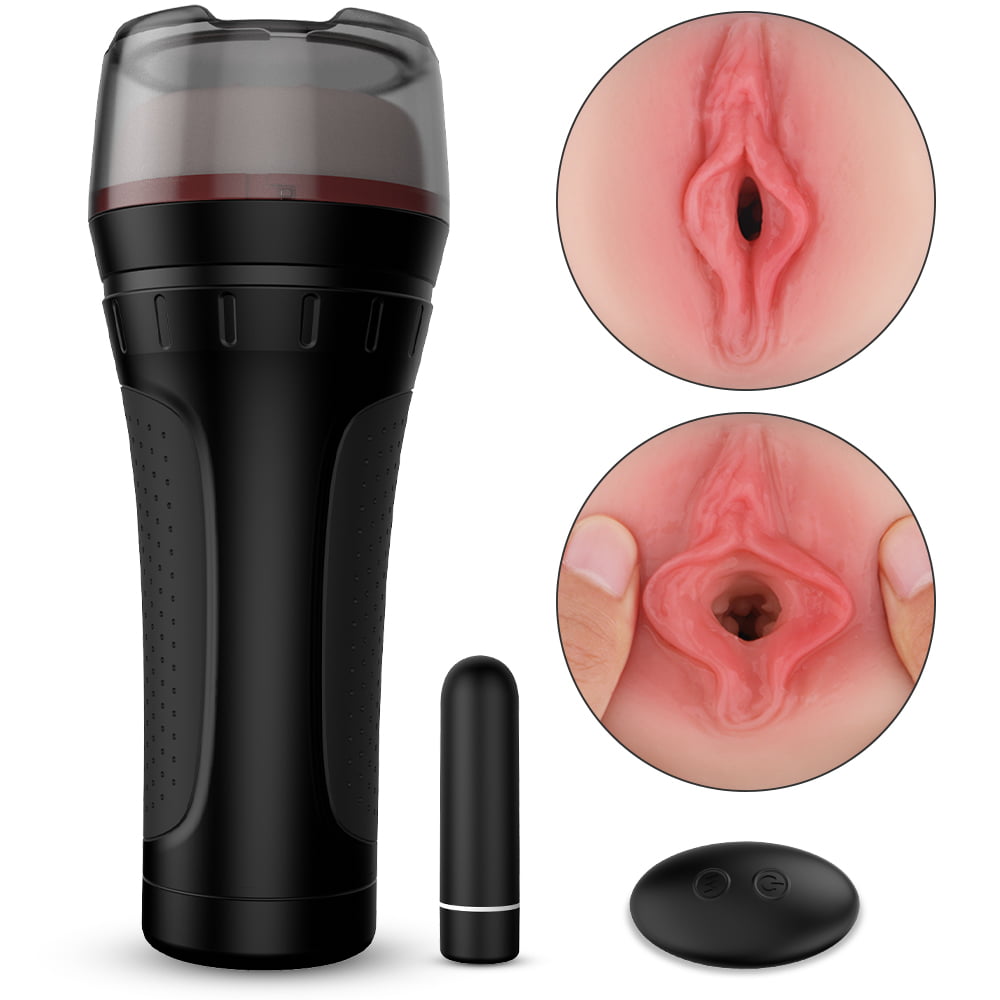 Hercules Flesh Light Remote Control Vibrator - masturbator for penetration vagina appearance