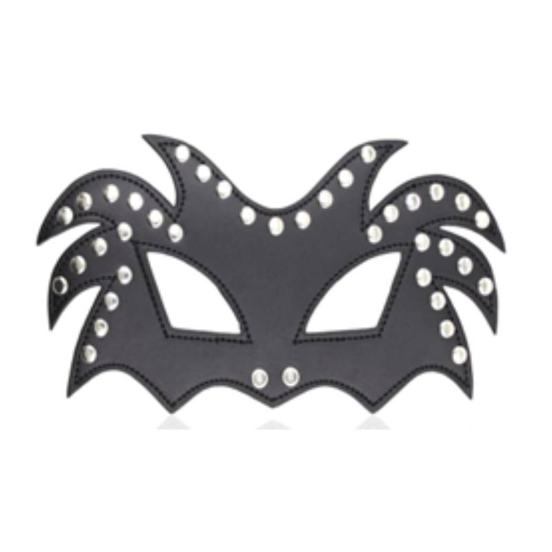 mask with black metallic polka dots - carnival, parties and erotic costumes