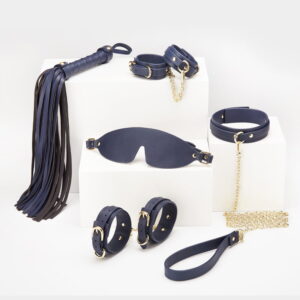 Naughty Kit for 2 - Beginner's Bondage Set - Purplish blue