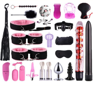 Super Spicy Games BDSM beginner set pink 24piece