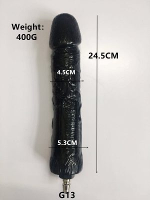 Black Dildo - Sex Machine Attachment black dildo