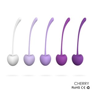 Cherry Kegel Balls 5 Pack Different Weights Cock Ring