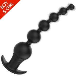 Remote Control Anal Beads Vibrator "The Tower" Couples Anal Toy