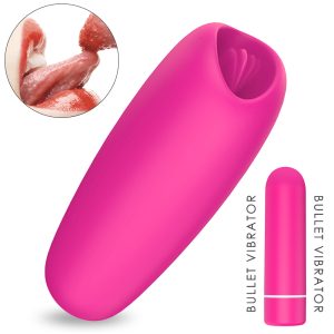 Mini Tongue Vibrator Masturbator Pleasure Toys