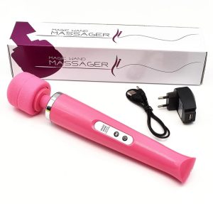 Hitachi Style Microphone Head Vibrator Couples Anal Toy
