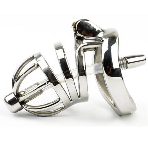 Delicate Lock Mini Chastity Cage: Unveil Sublime Surrender SteelBound Catheter Chastity Cage