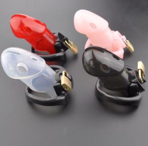 Men Chastity Chastity Cage Soft plastic Leather Harness