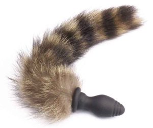 Vibrating Fox Tail Anal Plug with Remote Control Cutie Fox Tail
