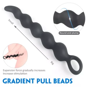 Wave Anal Beads Inflatable Butt Plug