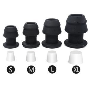 Hollow Butt Plug Silicone Cross Lingerie