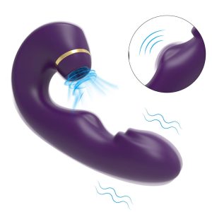 Sucking Vibrator Purple Super Power