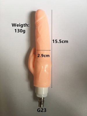 Sex Machine Dildo Attachment 15.5 cm Bunny Anal Plug
