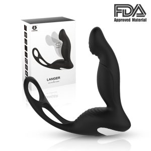 Men's Prostate Vibrator & Cock Ring Pink Sex Machine