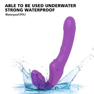 Double Ended Vibrator With Remote Control, Couples Toy Sucking Flower Vibrator
