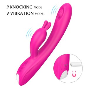 Candy Rabbit Vibrator with G Spot Head BDSM Rope Restraint Set