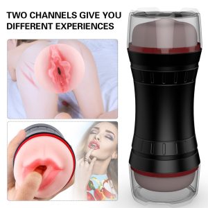 Male Hand Held Double Flesh Light Pussy Angena Busty Lady Doll
