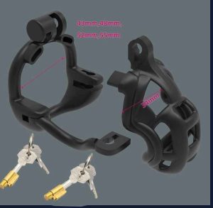 Cobra-Terminator double design chastity lock Double Lock Ring