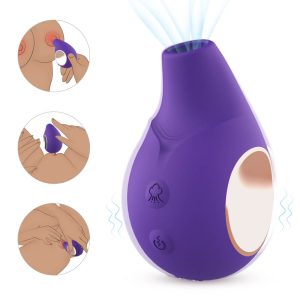 Gushing George Super Sucking Vibrator Lilac Panty Vibrator