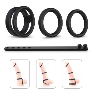Cock Ring 4 Piece Set Twin Peaks