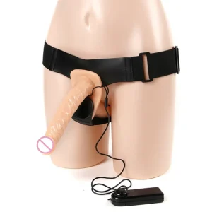 Penis Strap with Dildo Multivelocity - That hard and firm power that was missing in your life Pink Sex Machine