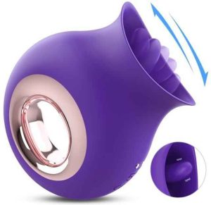 Licking vibrator - love suction Purple Super Power