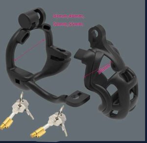 Cobra-Terminator double design chastity lock Electric Shock Pulse Ball