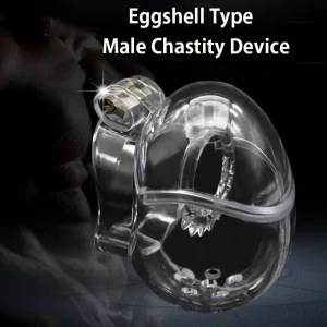 Full Plastic Chastity Cage Anal injection vaginal syringe