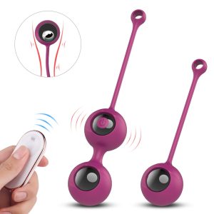 Kelly's Remote Control Vibrating Kegel Balls LuxStretch Vibe Dildo