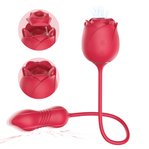 Sucking Flower 5 Rose Shaped Vibrator Squirting Vibration