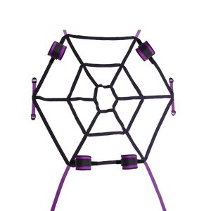 Daze Spider Web Bed Restraint System Bound for Pleasure 12-Piece