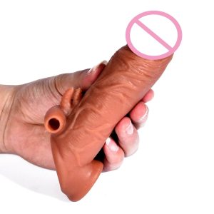 classic Liquid Silicone Penis Sleeve 12 cm TPE Fetishistic Penis