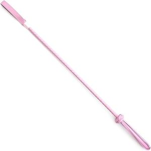 Leather Whip Pink Rhinestone Whip