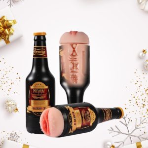 Beer Bottle Flesh Light Disposable Pleasure Sleeve