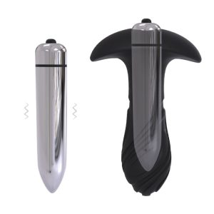 "Easy Does It" Anal Plug Vibrator wand massager