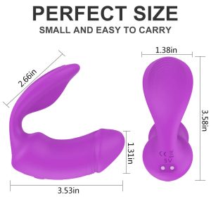 Couples Remote Control Toy Blue Devil Dildo