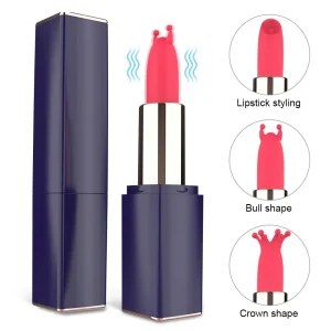 Red Devil Lipstick Vibrator LuxStretch Vibe Dildo