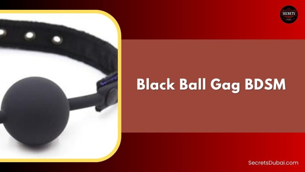 Black Ball Gag BDSM