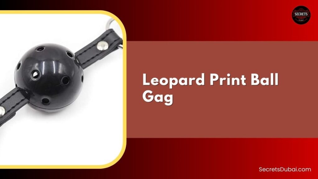 Leopard Print Ball Gag